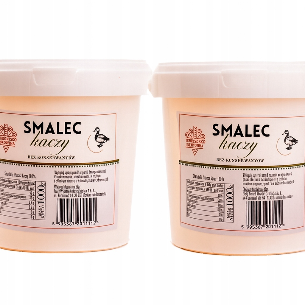 Levně kachní tuk 100% kachní sádlo 1 kg přírodní živočišný tuk