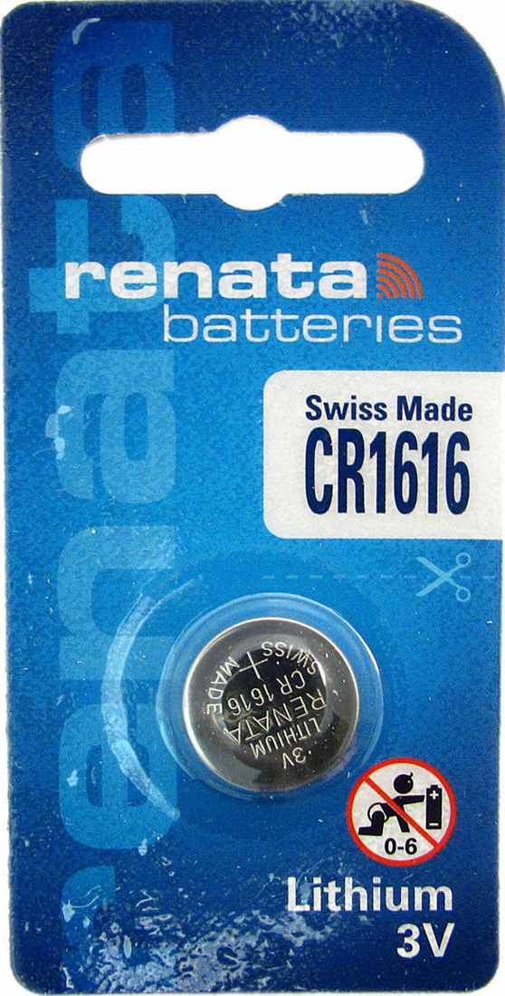 

1x Bateria Litowa 3V Renata Cr 1616 DL Swiss Made