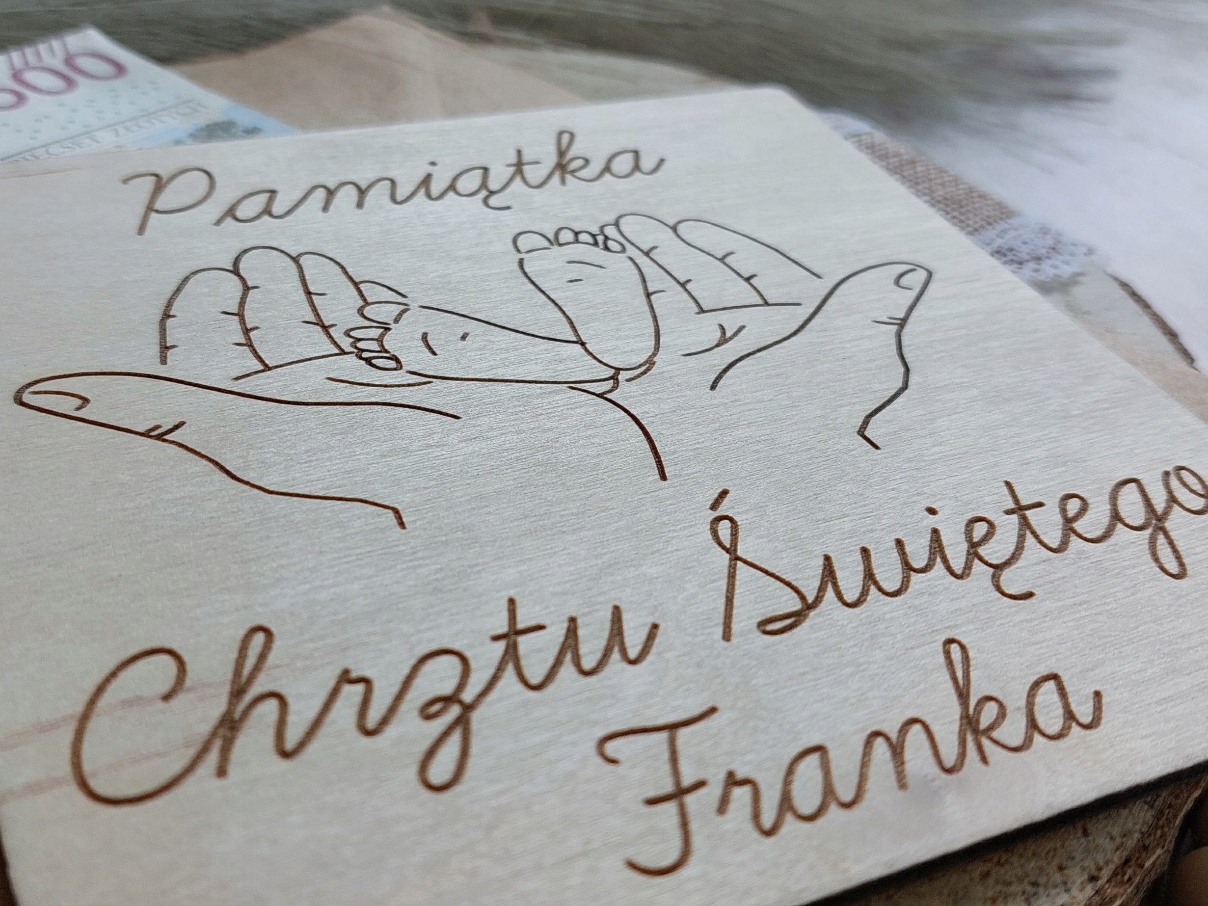 PAMIĄTKA CHRZTU ŚWIĘTEGO DLA CHŁOPCA I DZIEWCZYNKI Liczba sztuk 1 szt.