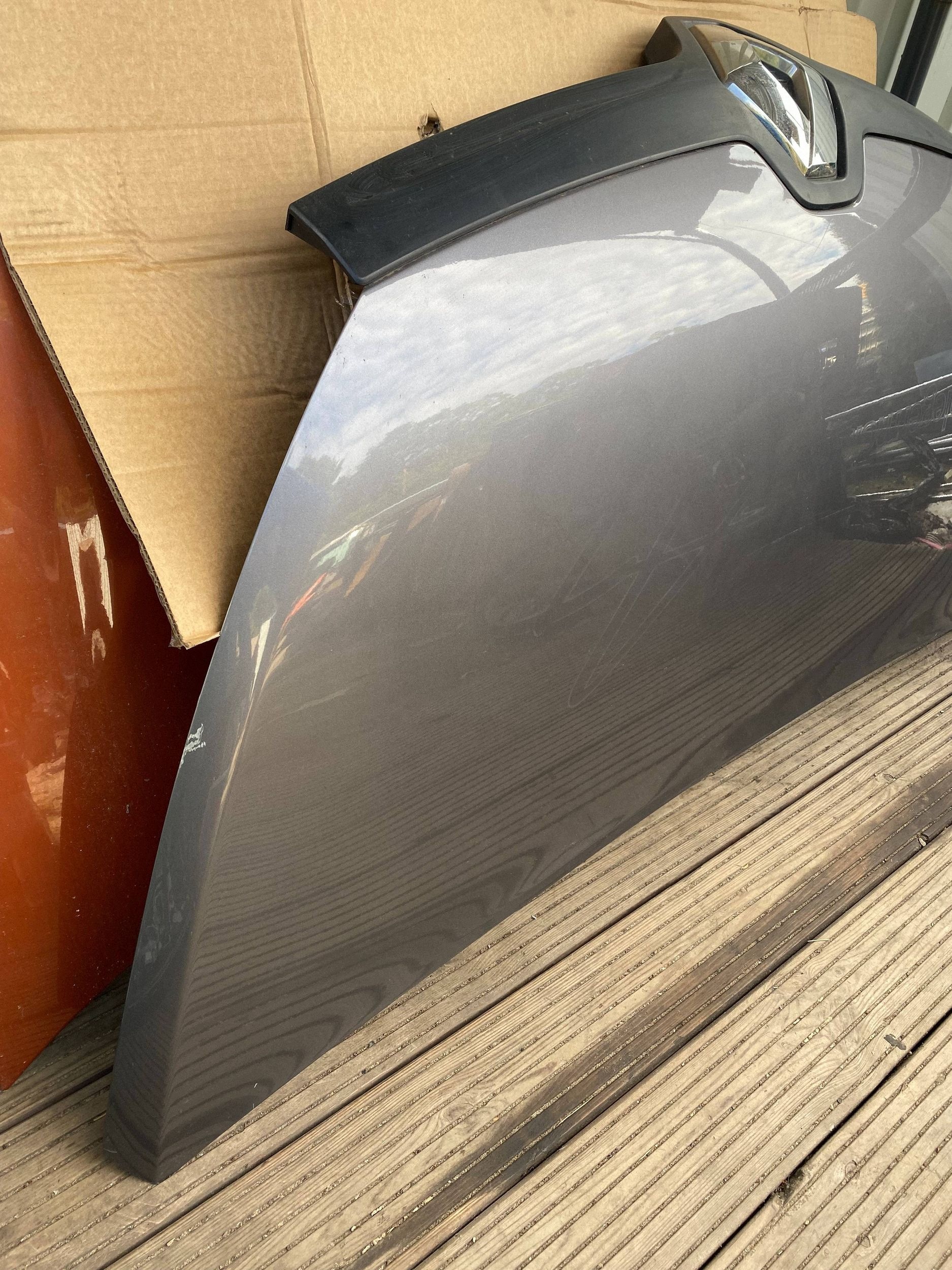 RENAULT TRAFIC III complete bonnet cover front TEKNG KNG grey