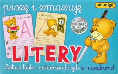 

Pisze i zmazuję Litery Tablice suchościeralne Kd