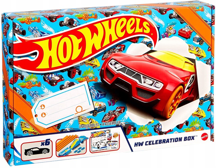 

Hot Wheels Zestaw prezentowy Tor 6 Samochodów