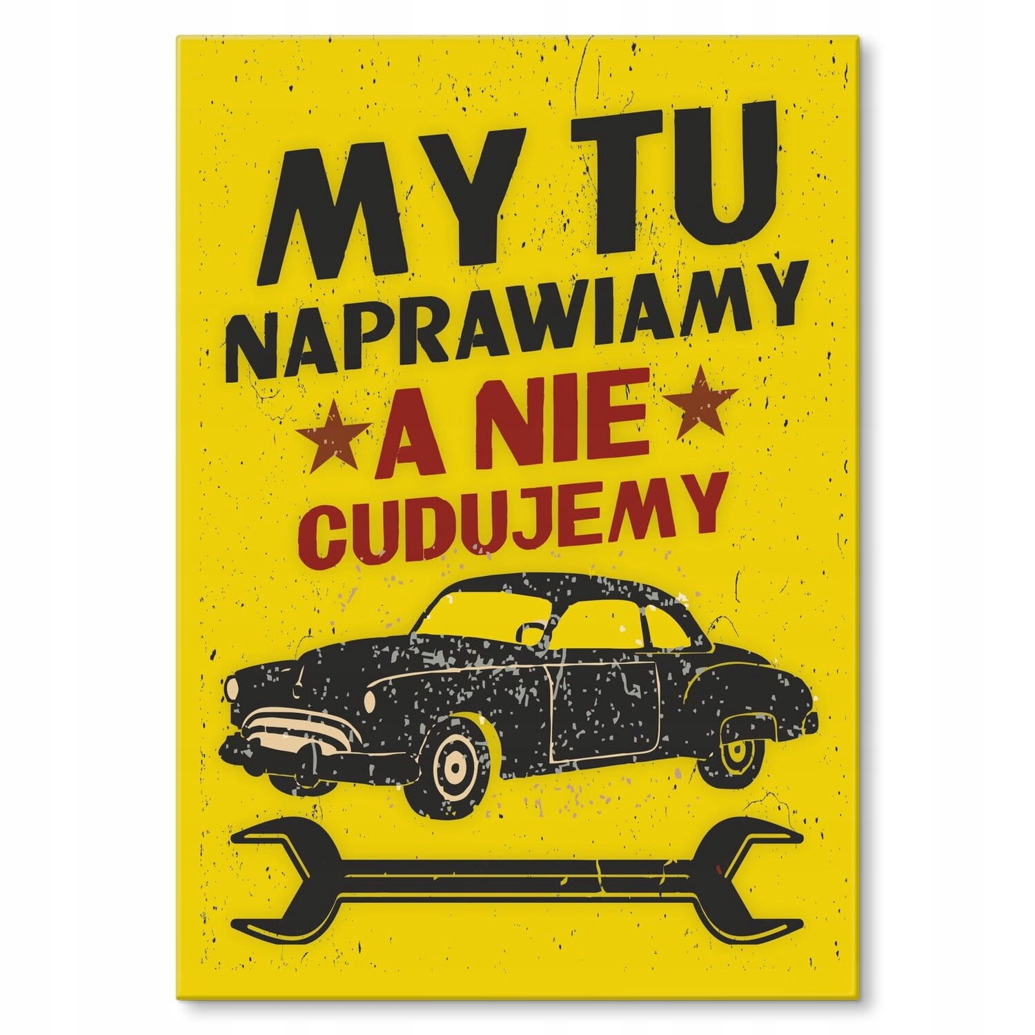 Velký plech velký plakát dárek plakát grafika auto do garáže dílny