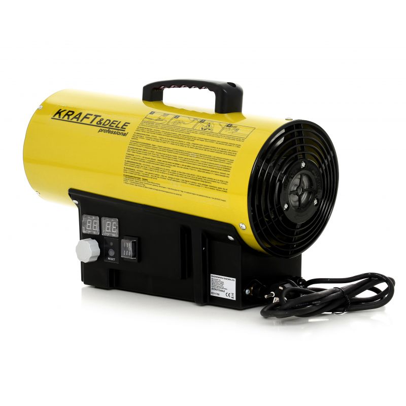 KRAFT Nagrzewnica GAZOWA 25kW 320m3/h REDUKTOR+WĄŻ Moc grzewcza 25 kW