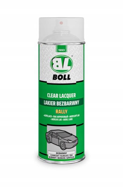 Boll Lakier Akrylowy Rally Bezbarwny Spray 400ML