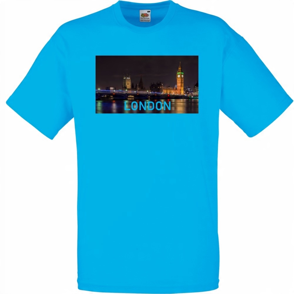 

Koszulka Londyn London Uk XL lazurowa