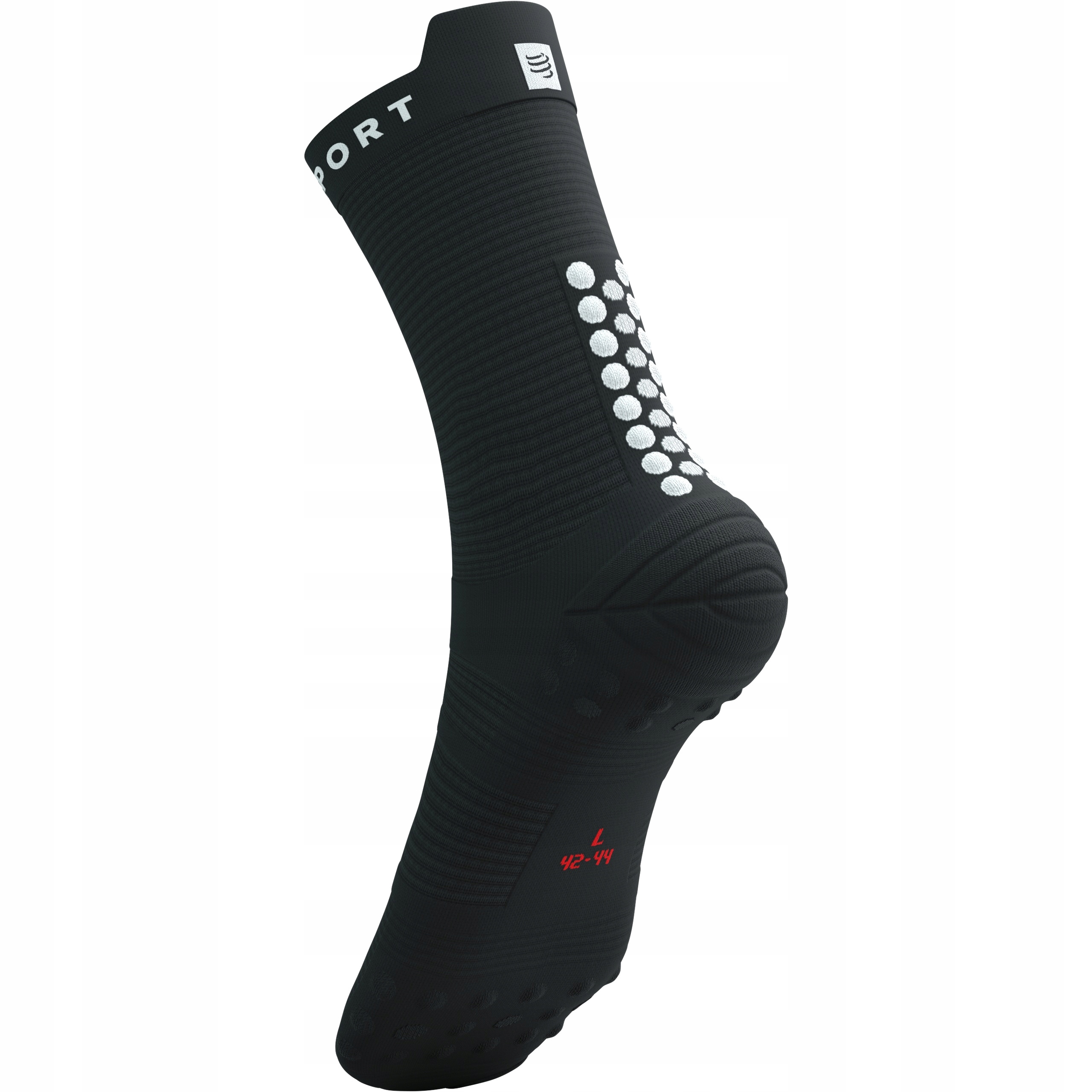 Skarpety Kompresyjne do Biegania COMPRESSPORT PRORACING SOCKS V4 RUN HIGH 4 Fason za kostkę