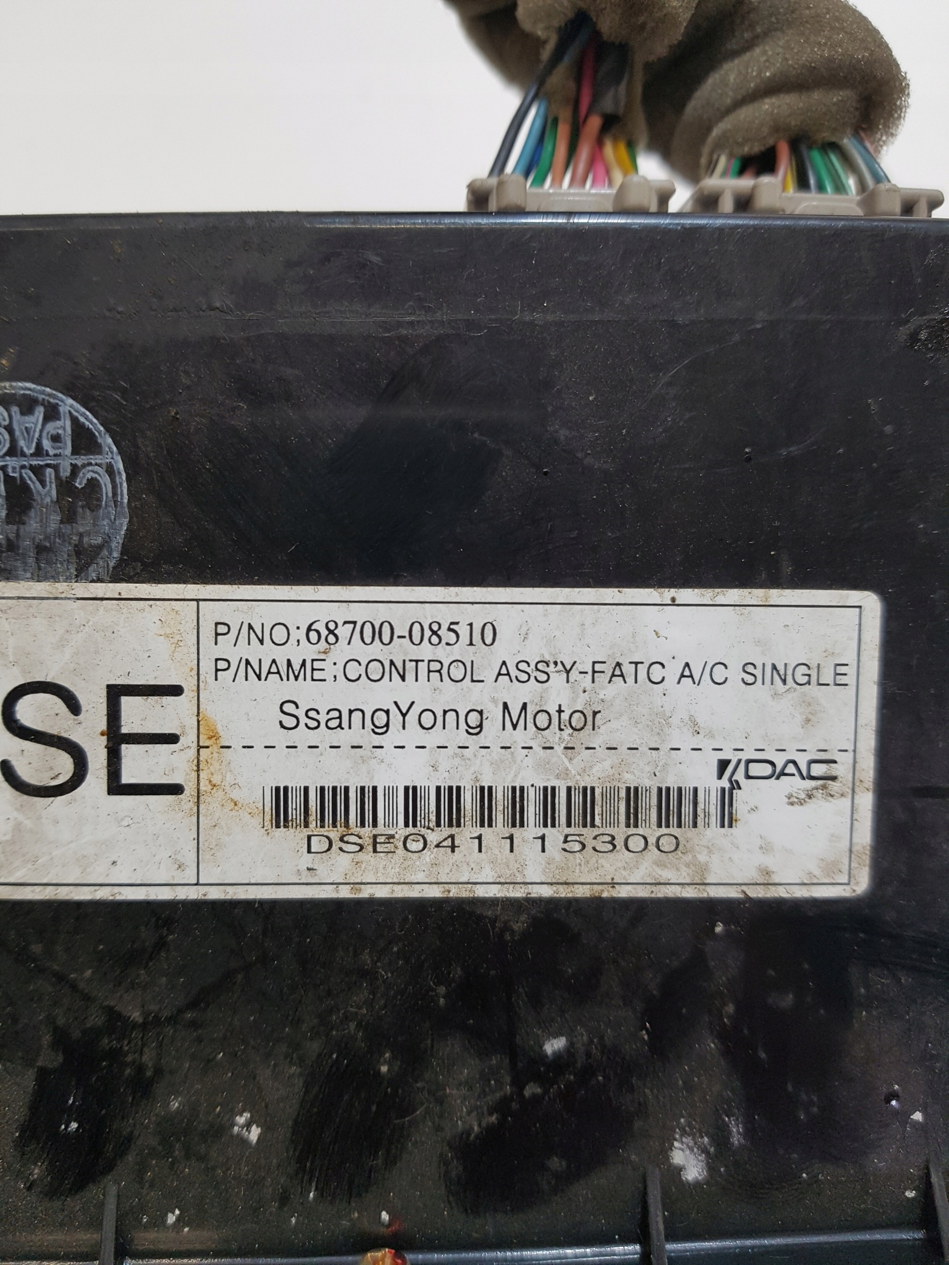 Unite commande clima SSANGYONG REXTON 68700-08510