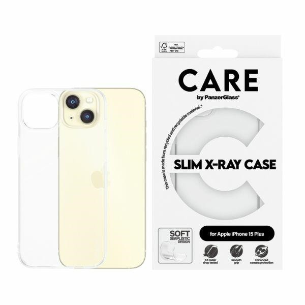 PanzerGlass Slim X-Ray Pouzdro pro iPhone 15 Plus 14 Plus průhledný