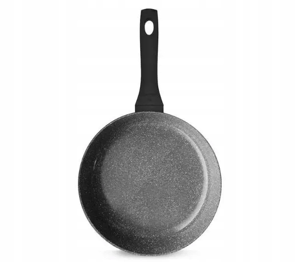 Patelnia tradycyjna ceramiczna Gerlach Granitex Grey 24 cm Indukcja