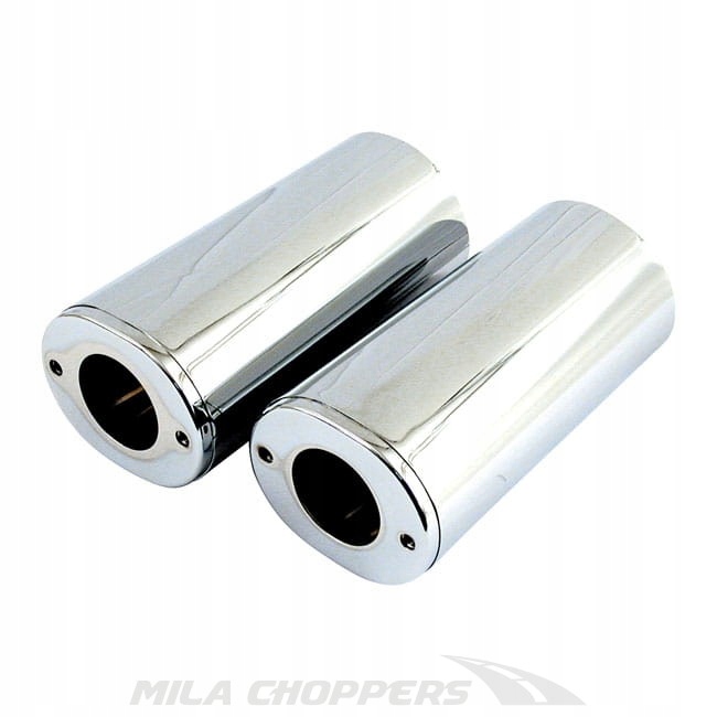 Poháre závesného krytu Harley Touring 80-13 Softail 86-17 chróm