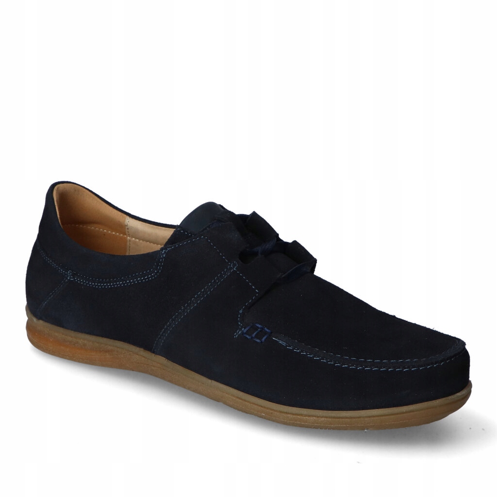 Polobotky Kožené mokasíny Krisbut 5822-4-9 Granátový semiš 45