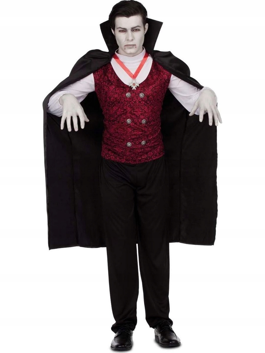 Kostým Upír Kostým upíra Dracula Halloween M/L