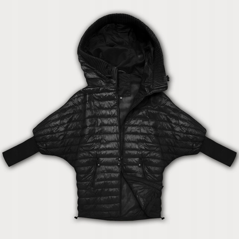 Volná Bunda Kapuce 6913 Černá XL (42)