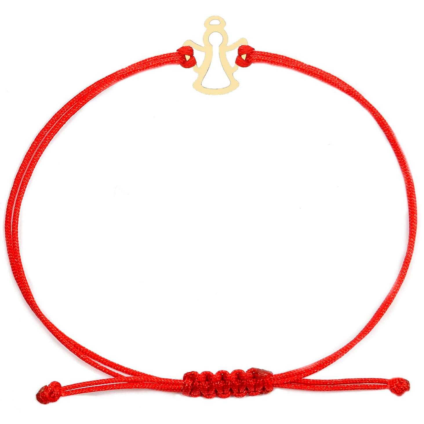 Zlatý náramek na provázku Anděl pr.585