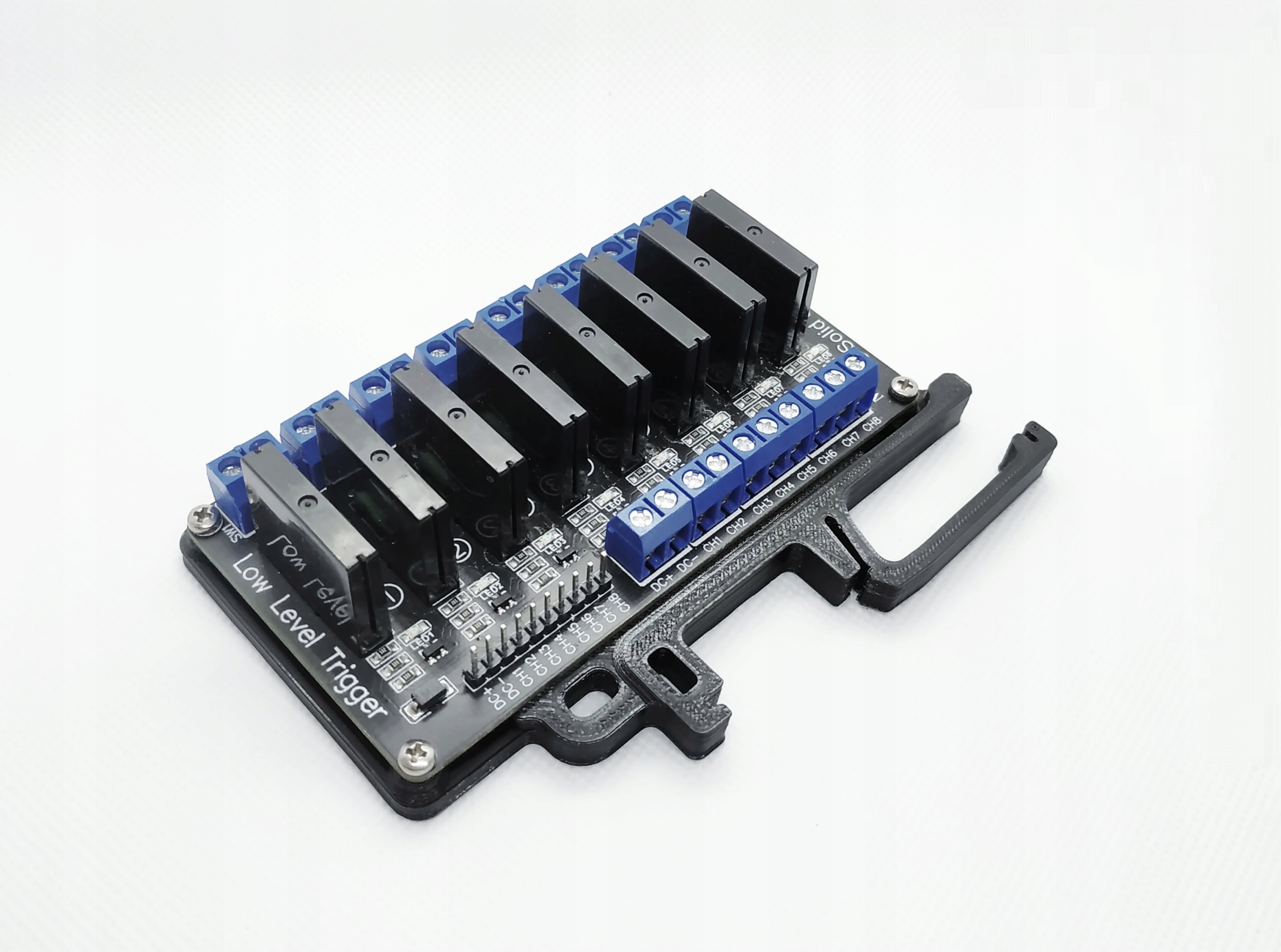 Przekaźnik Ssr 8 Uchwyt na szynę Din R99x46