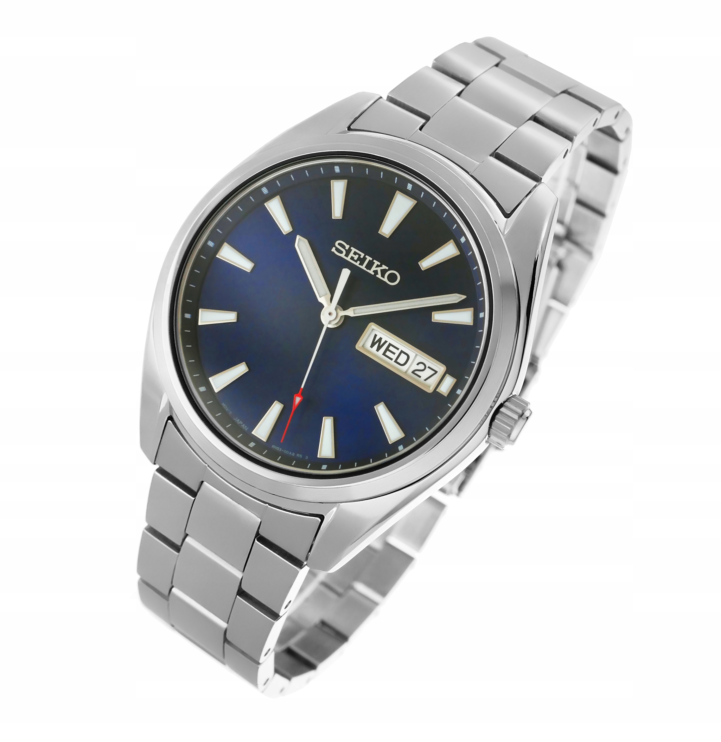 Zegarek Męski Seiko Klasyczny Szafirowe Szkiełko 100M Pudełko