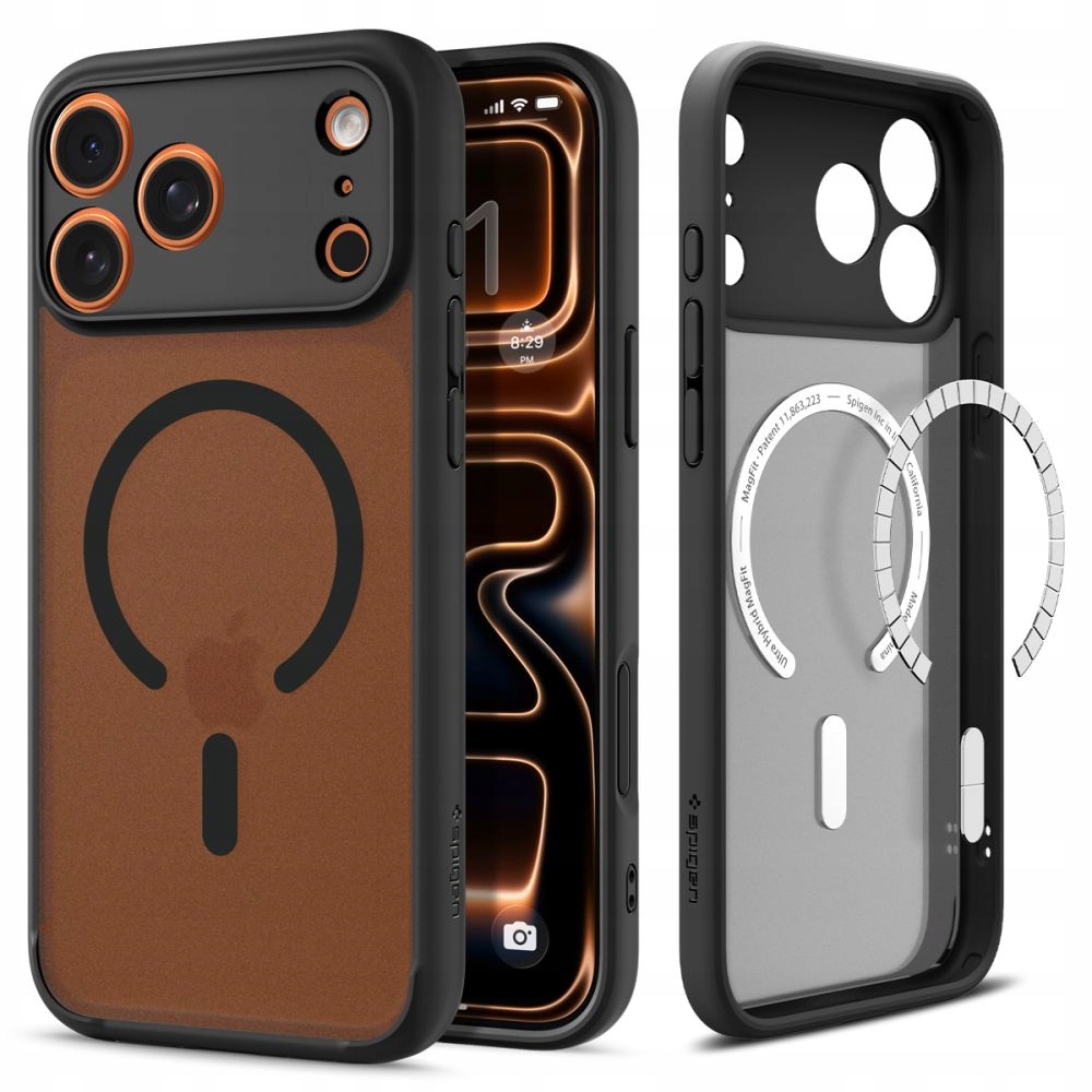 Pouzdro na iPhone 17 Pro Ultra Hybrid MagSafe černé
