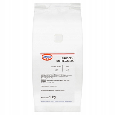 Dr. Oetker Kypřící prášek 1 kg na pečivo a koláče