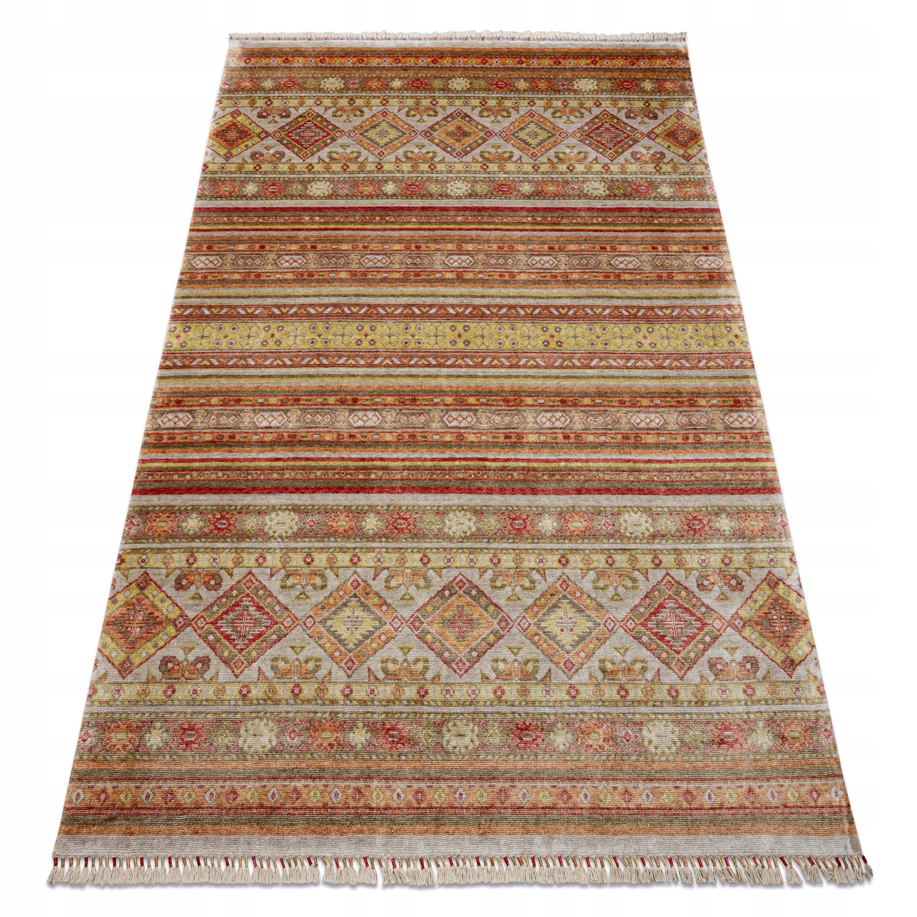 Dywan Orientalny beż/bordo Bambus Eko ekskluzywny stylowy 170x240 cm