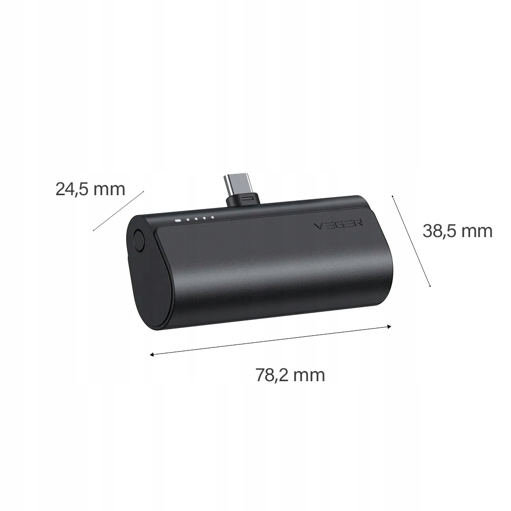 Powerbank VEGER PlugOn 5000mAh PD 20W USB C Marka inna