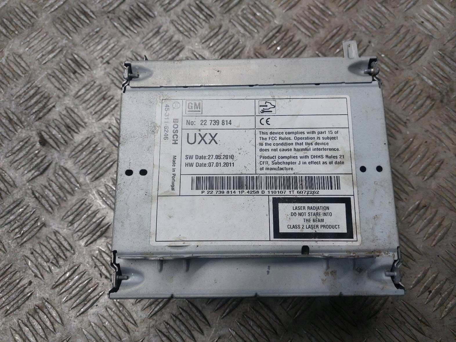 RADIO ODTWARZACZ + PANEL air conditioning devices + frame OPEL INSIGNIA A 22739814