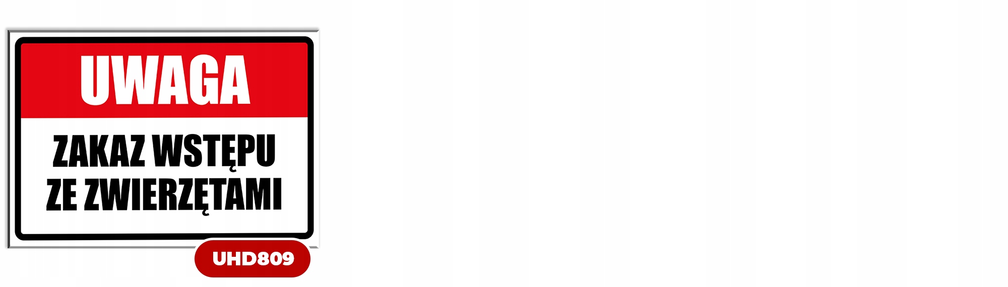 Tabliczka Informacyjna PCV 32x21 Wyjazd Garażu Wz Marka TabPrint