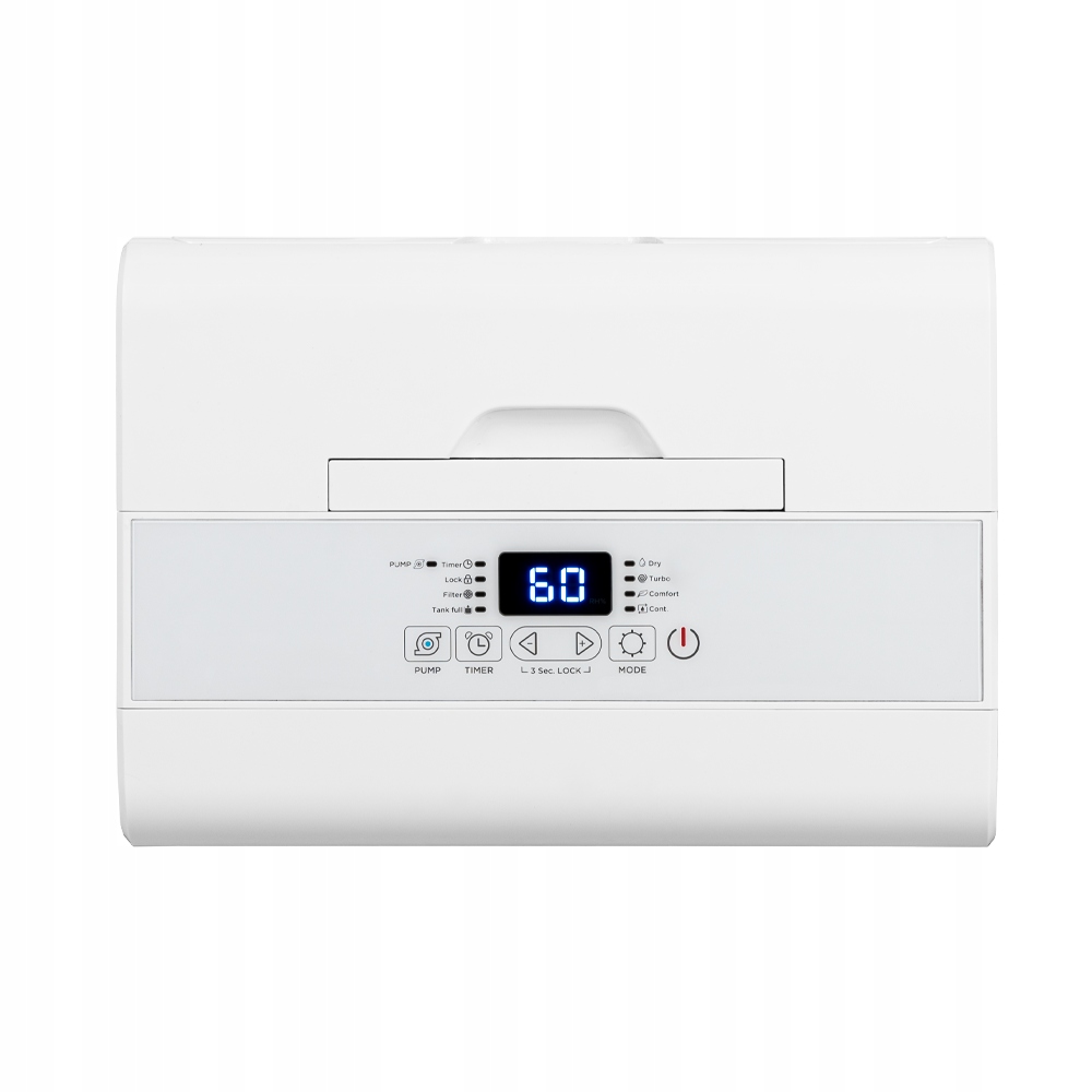 DOMOWY Osuszacz powietrza Pochłaniacz wilgoci Warmtec DLA ALERGIKÓW 25L/24H Wydajność 25 l/24 h