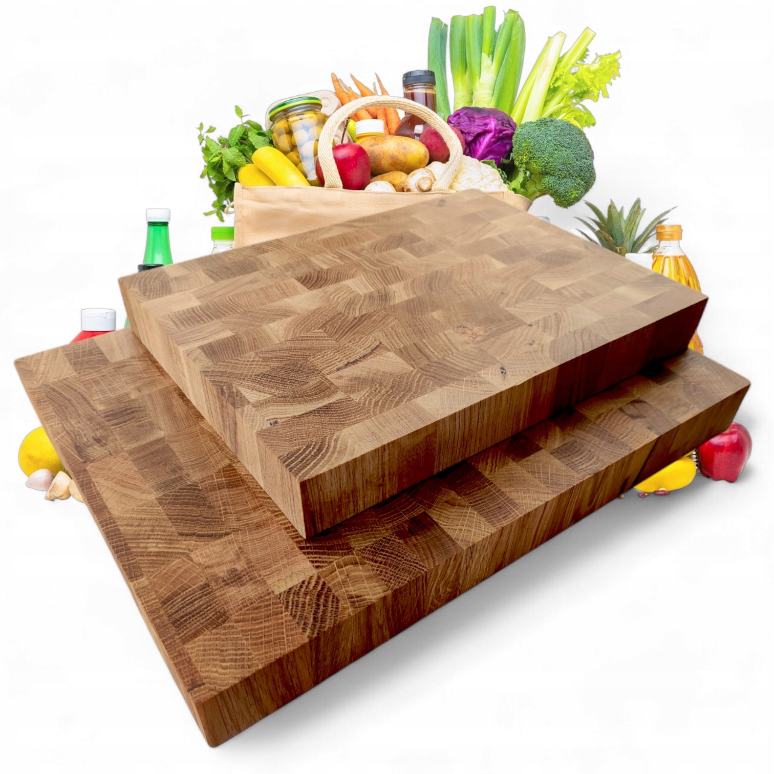 Komplet Dosiek Na Krájanie Skutočné Dubové Dosky Na Krájanie