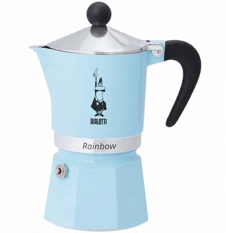

Kawiarka włoska Bialetti Rainbow aluminiowa 3tz