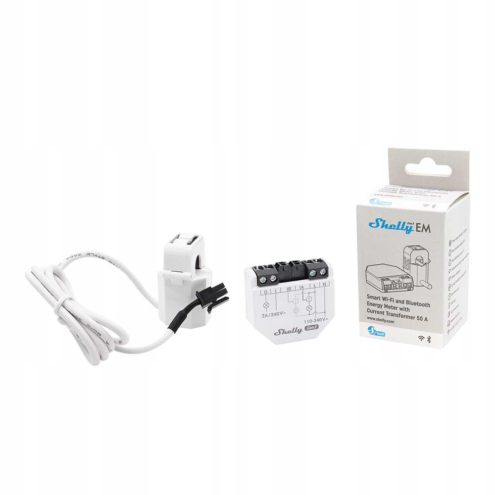 Shelly Em gen3 ovládač na meranie energie Wifi