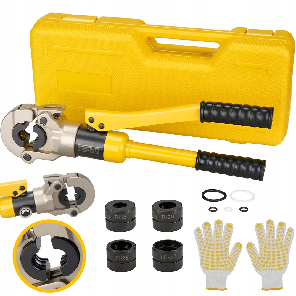 Praska Krimpovačka Na Rúry Pex Hydraulická 16-32 mm Lisovacie Kliešte