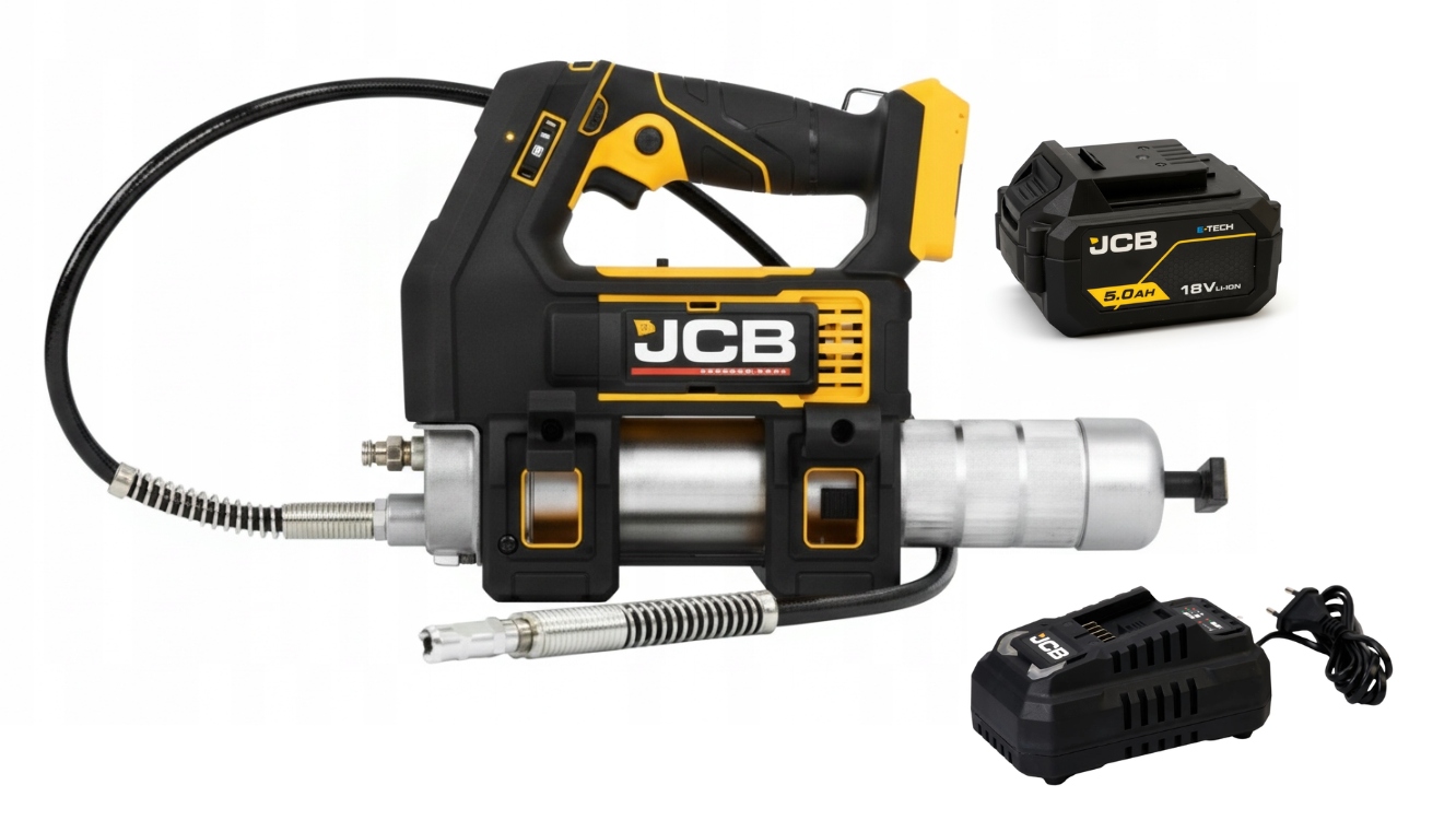 Jcb Akumulátorová mazačka 700 bar akumulátor nabíjačka