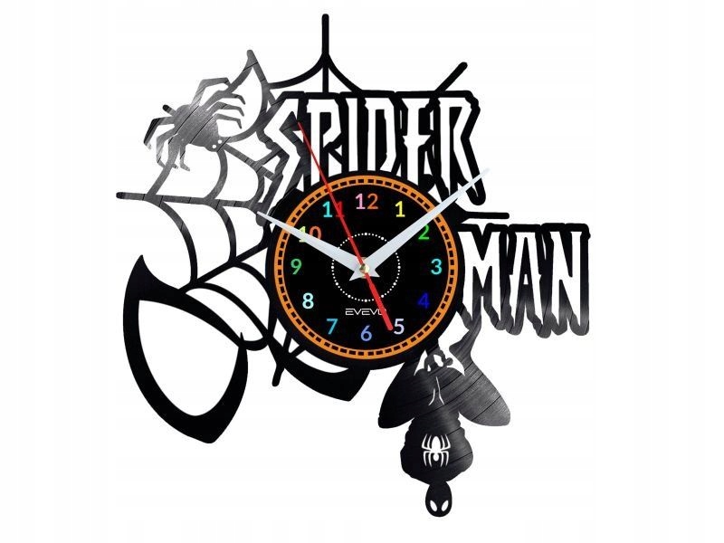 Spiderman Nástěnné Hodiny Vinylová Deska Dárek Památka K Narozeninám
