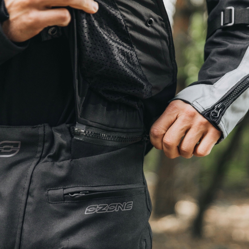 KURTKA TEKSTYLNA OZONE TOUR III BLACK/GREY/FLUO YELLOW 3XL Producent Ozone