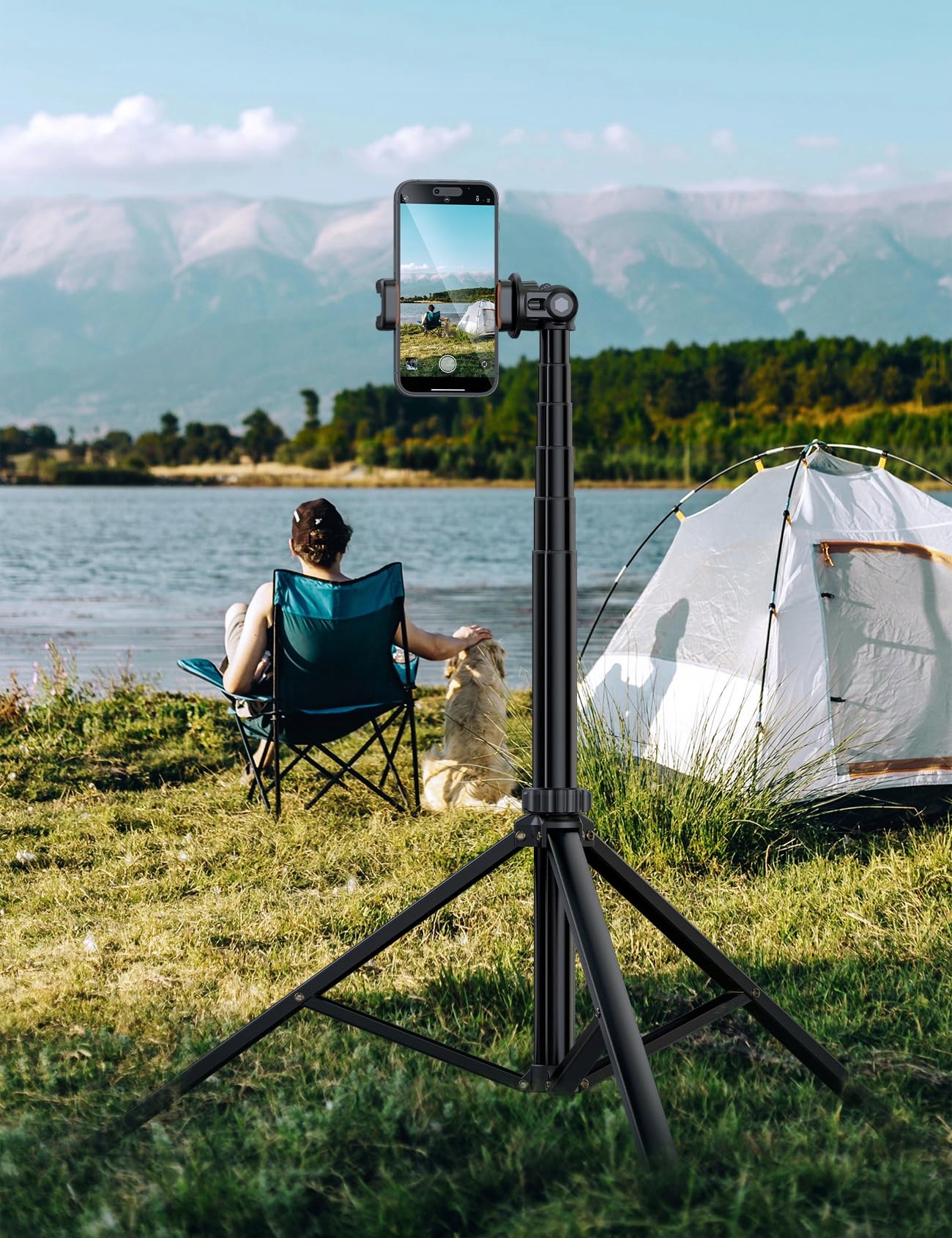 YUMAZLA Statyw Selfie Stick 180cm Do Smartfonów iPhone Samsung — miniatura 8