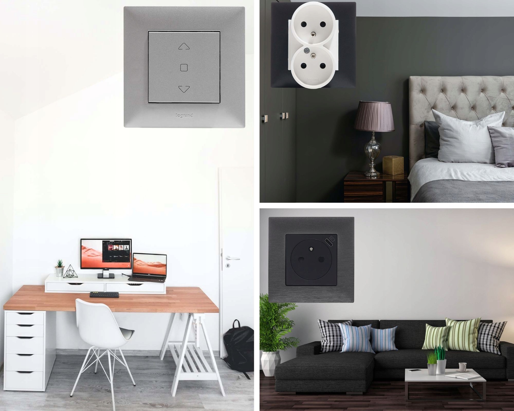 Przycisk dzwonek LED Czarny Legrand Niloe Step Rodzaj wyłącznik