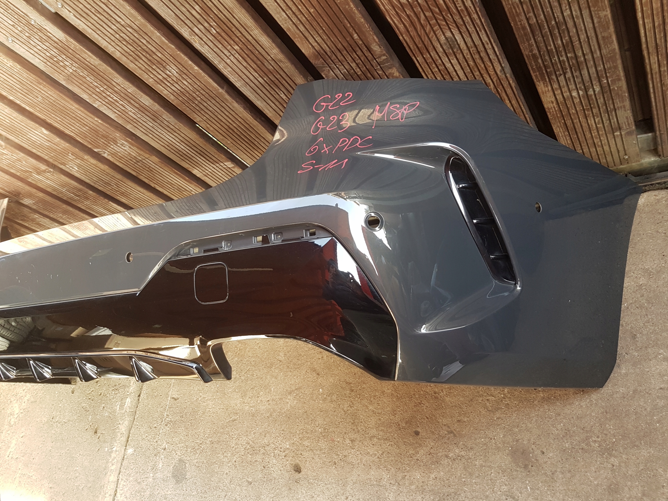 bumper rear BMW G22 G23 m-packet