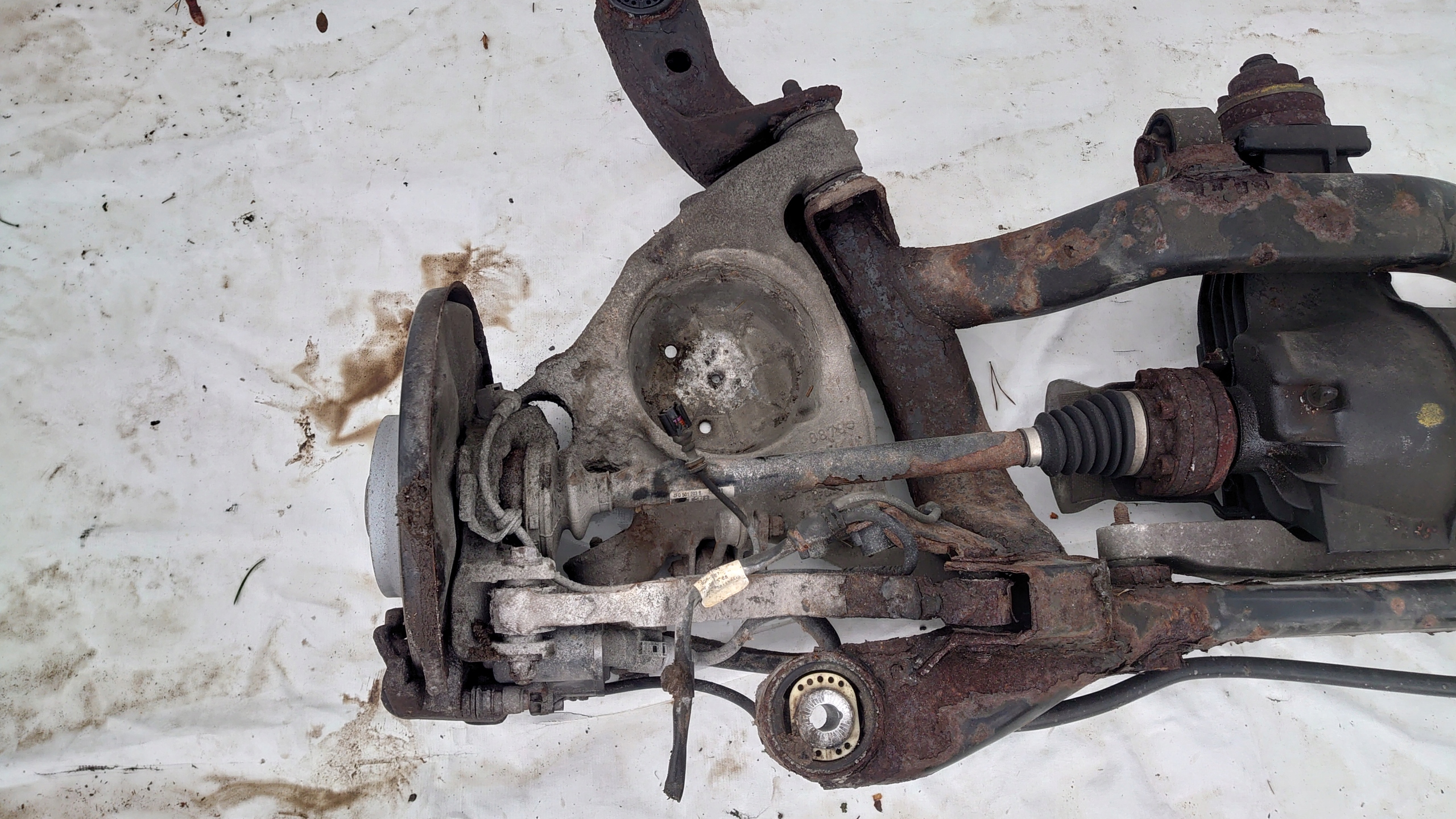 AUDI A6 C6 3.0TDI QUATTRO Sospensione posteriore PNEUMAT completi