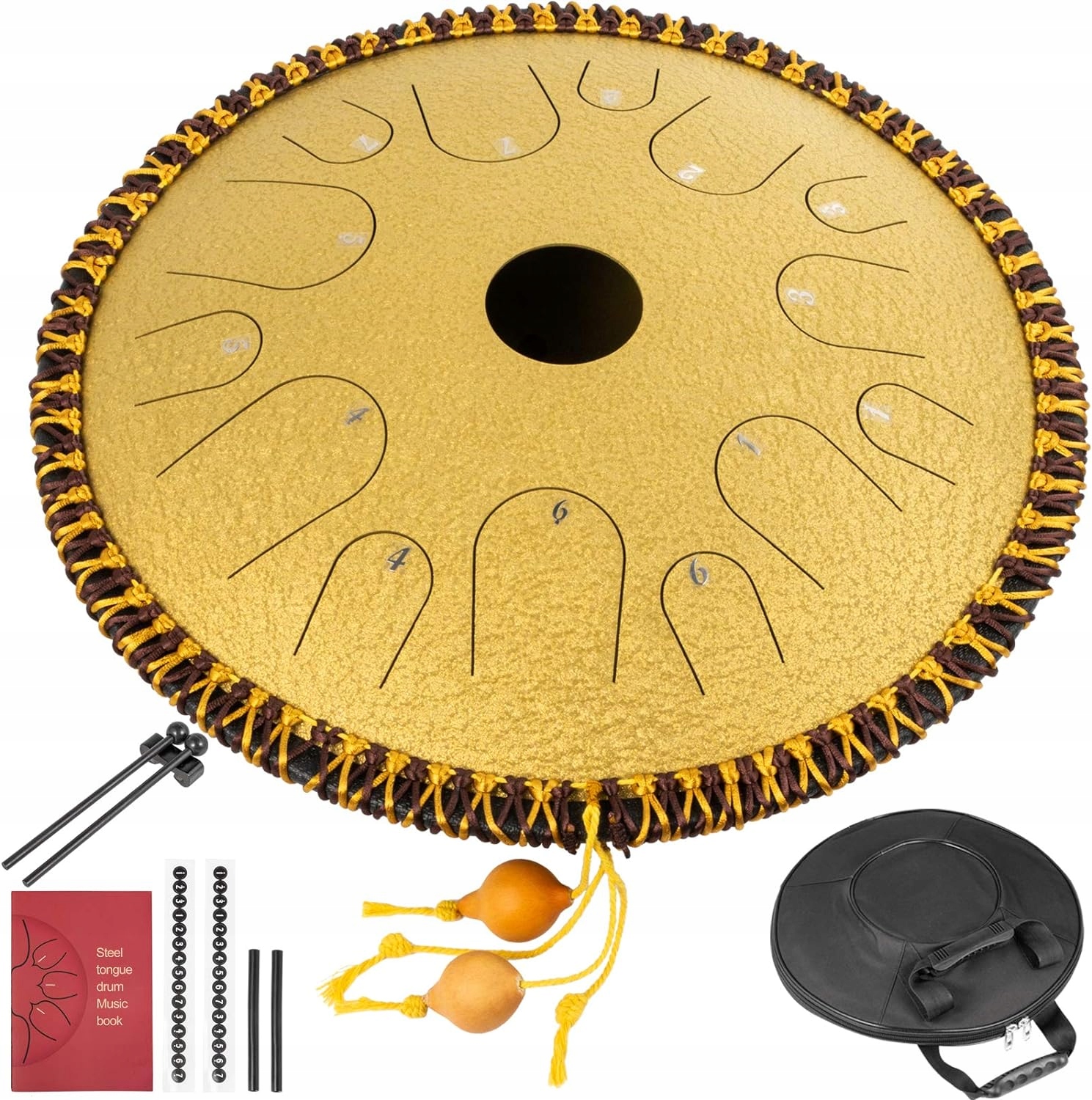 Jazykový buben Toungue Drum Happybuy 14 tónů 14"