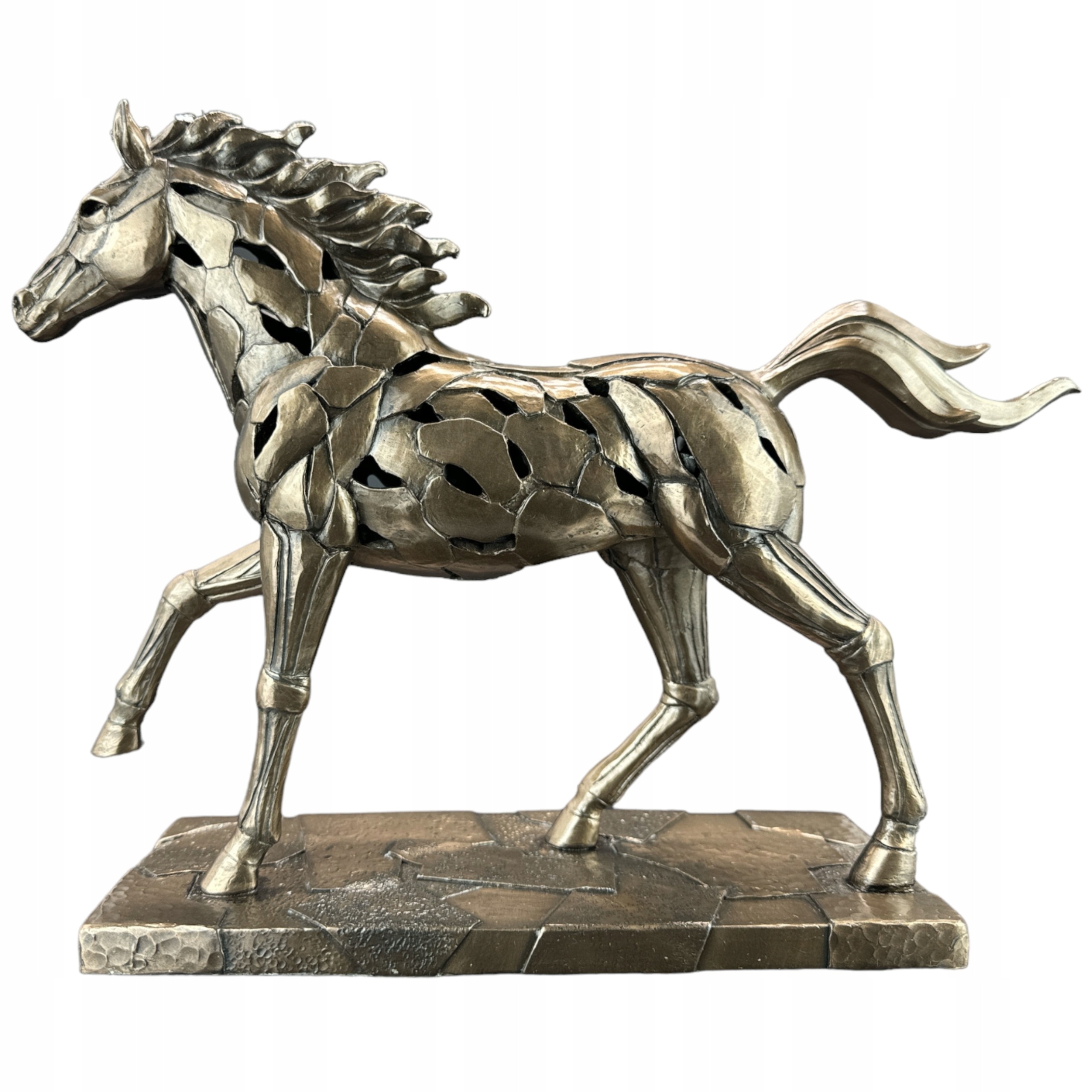 socha figurka Kôň V Galopii Podsvietený Veronese WU78112A1 darček