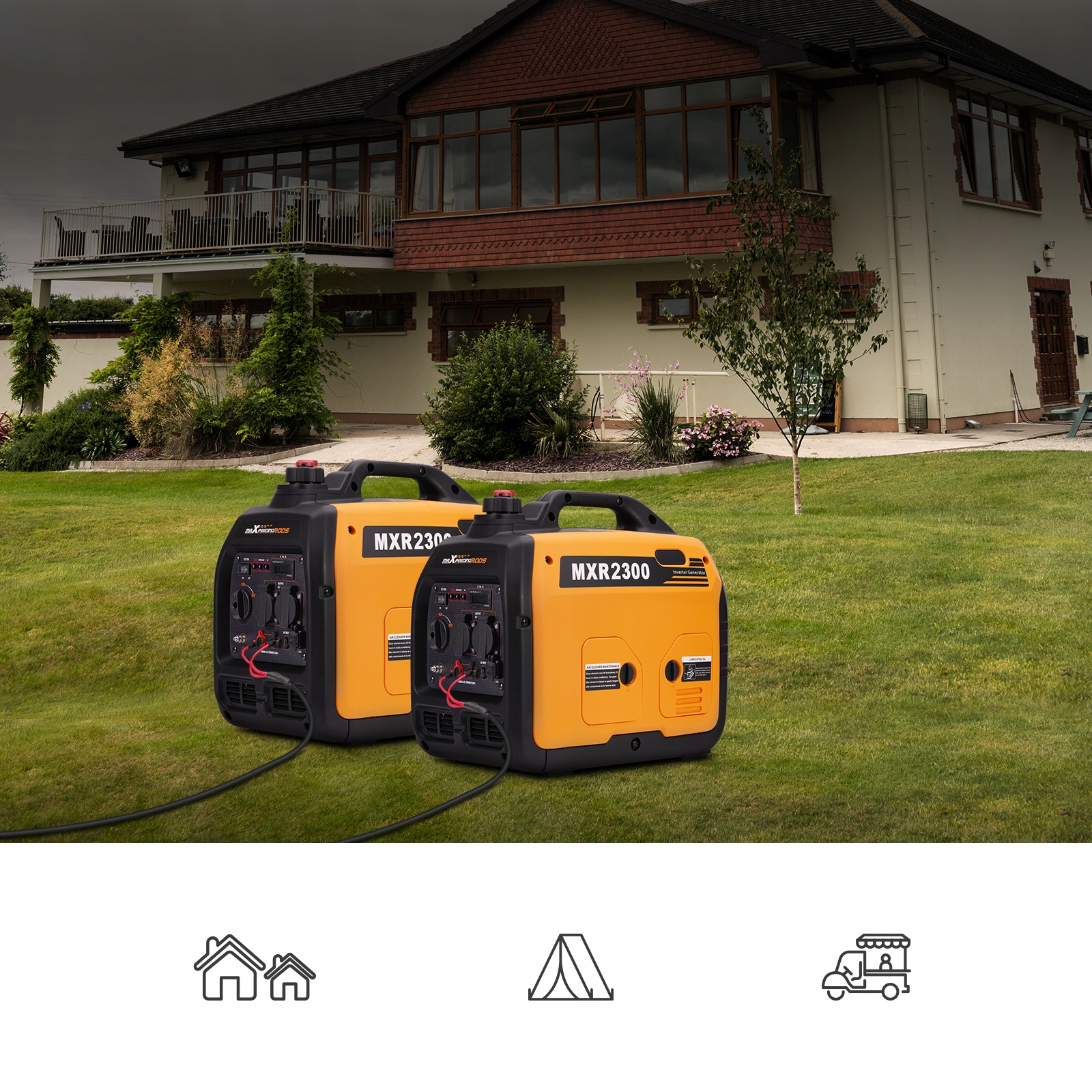 2.3KW Agregat Generator Inwertorowy Cichy 18kg Rodzaj paliwa benzyna