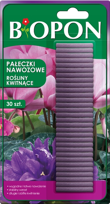 Biopon pałeczki nawozowe do roślin kwitnących 30sz