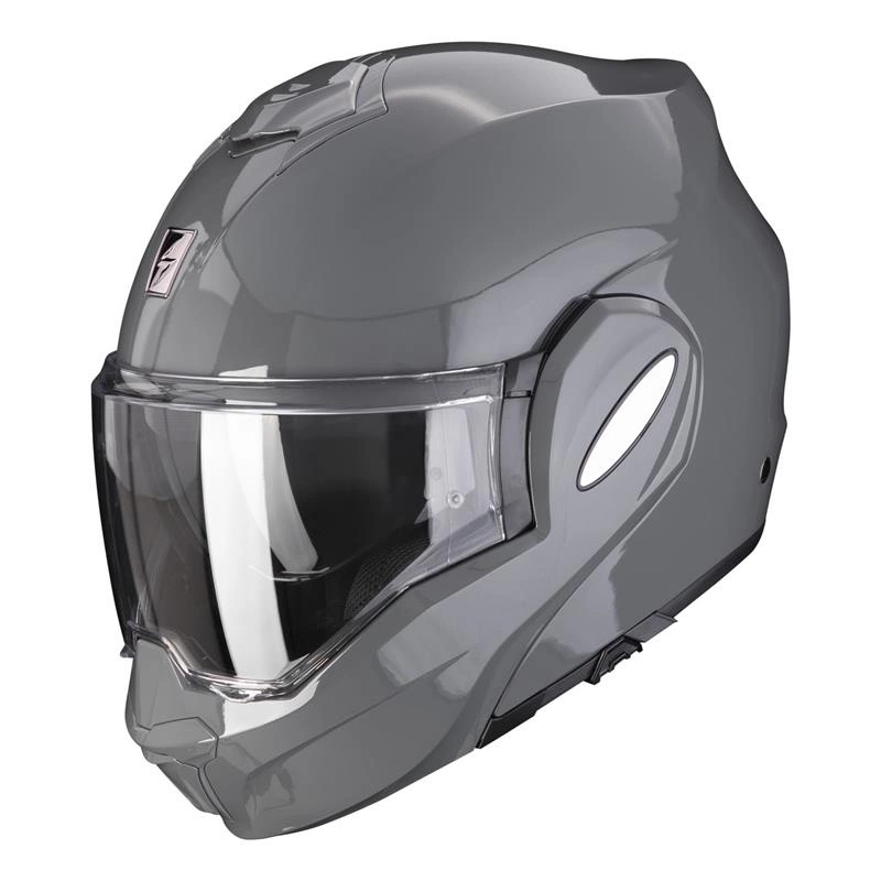 Motocyklová prilba Scorpion Exo-tech Evo Solid Cement Grey šedá Darčeky