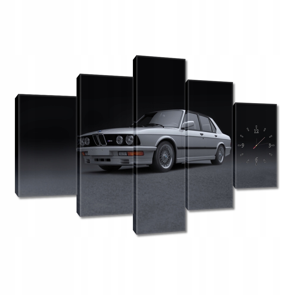 Nástenné hodiny 150x105 Bmw M5 Žralok Klasika