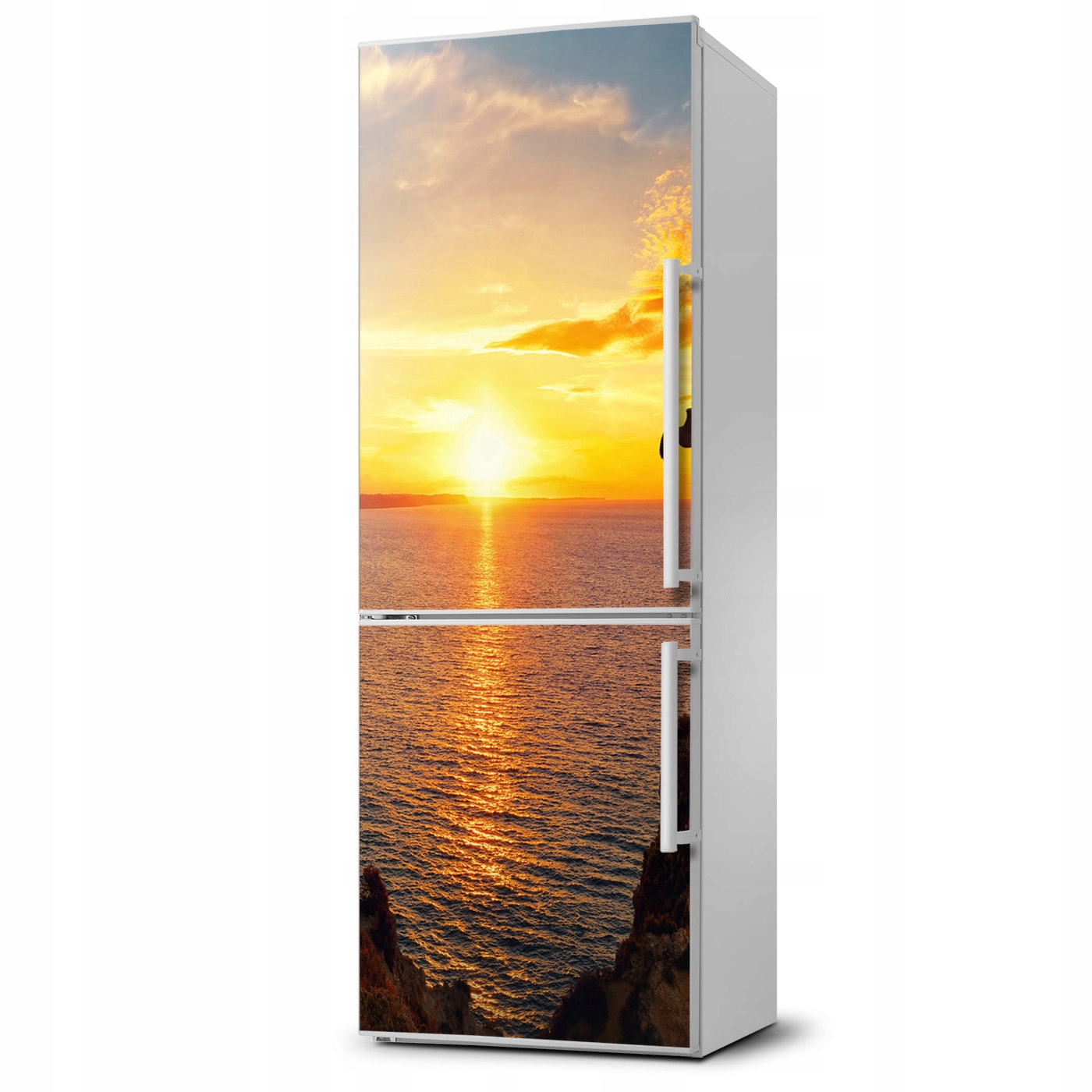 

Naklejka Magnetyczna na lodówkę Zachód słońca morz