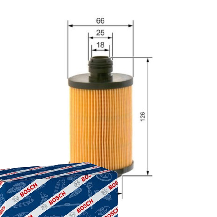 026 407 - Масляный фильтр BOSCH для MASERATI LEVANTE SUV 3.0 Q4