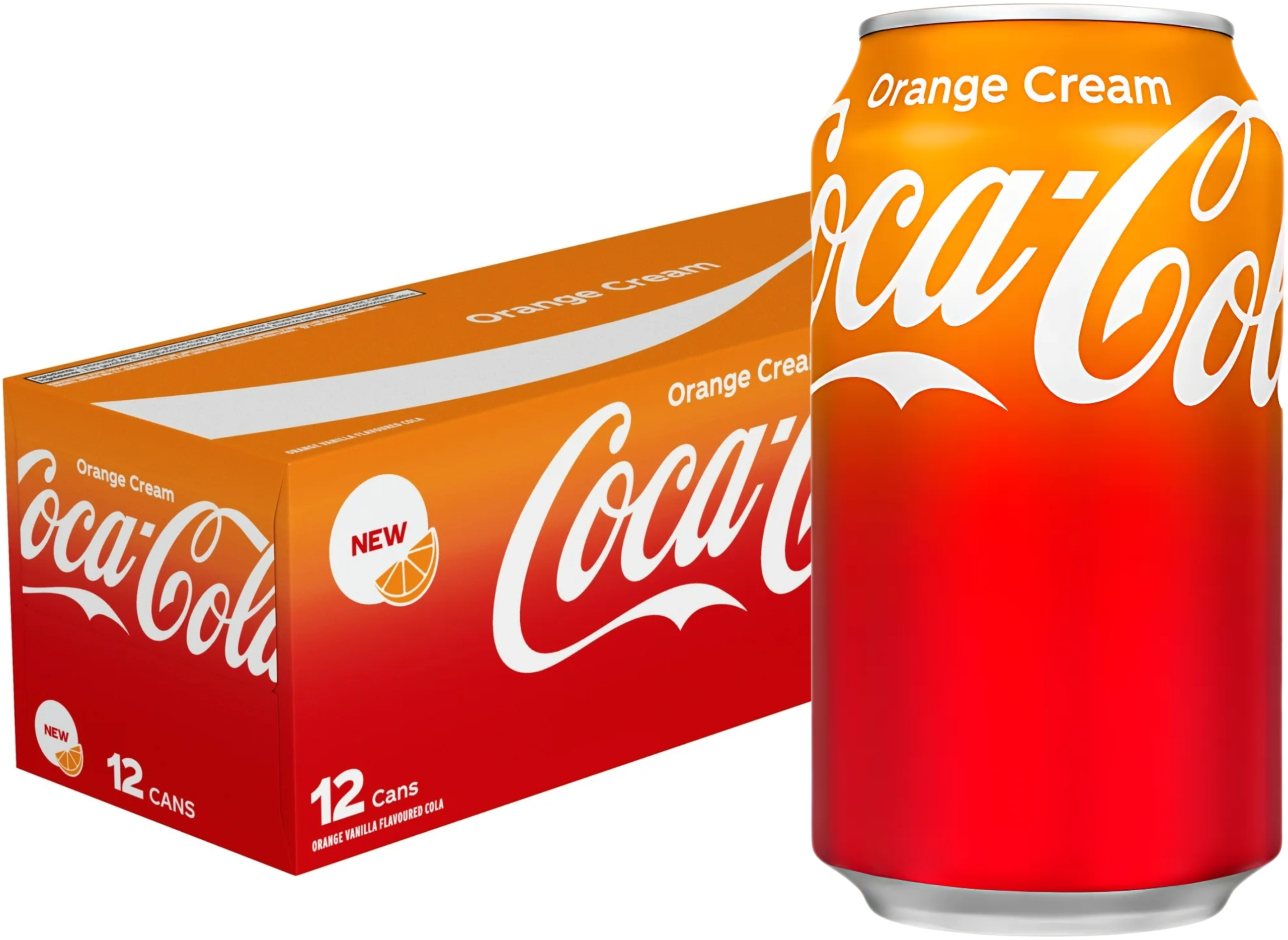 Coca-cola Orange Cream Usa 12×355ml