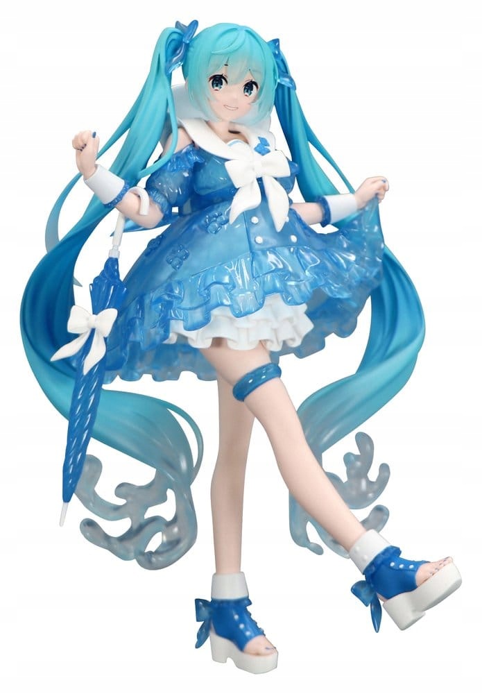 Hatsune Miku Trio-Try-iT Pvc Socha Miku Rainy Dance 19 cm Figurka
