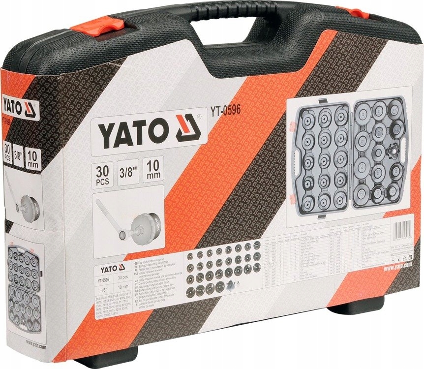 YATO YT 0596 KLUCZE NASADOWE DO FILTROW OLEJU Producent code YT 0596